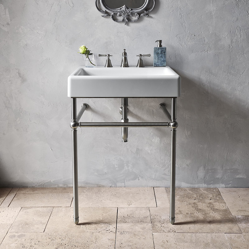 Oak Hill Console, Satin Brass