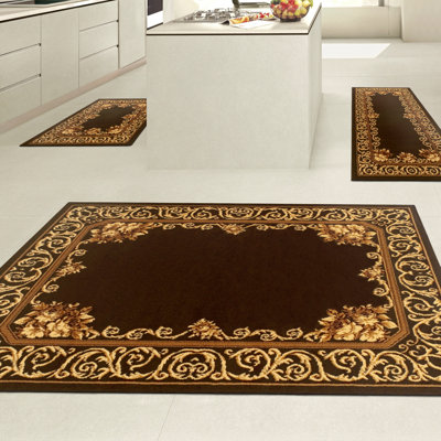 Ensemble de tapis d'intérieur 3 pièces Valarie