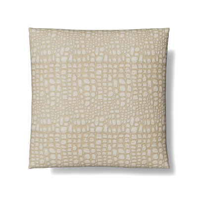 Croc Square Pillow Cover & Insert