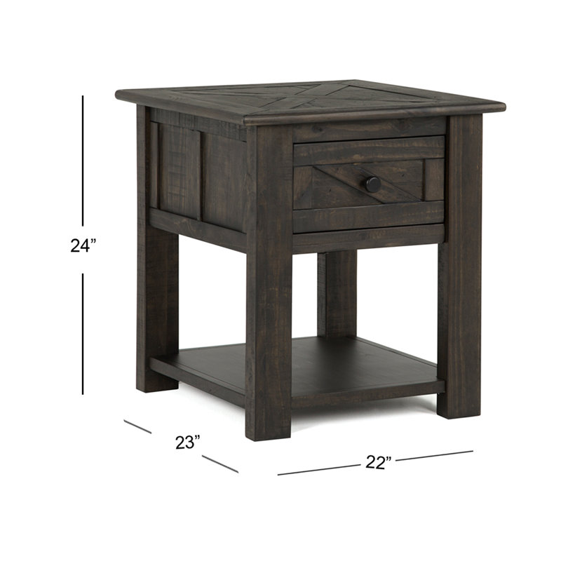 Amed End Table with Storage