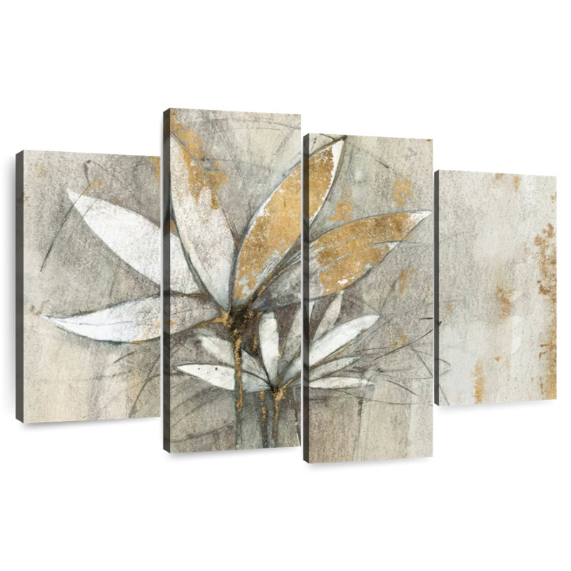 Harnek Golden Windflowers, 42" H x 68" W