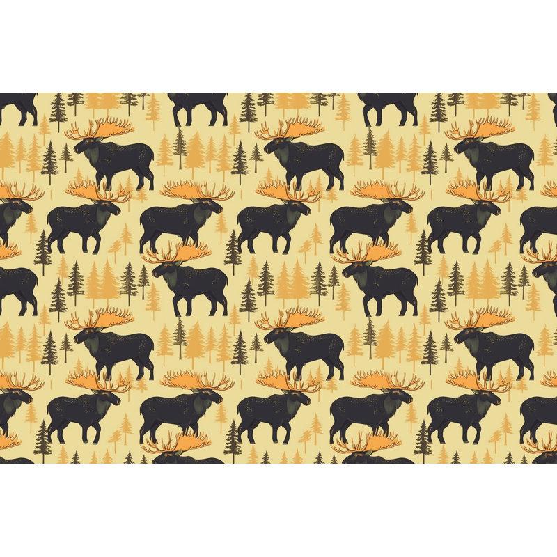  Moose Fleece Blanket, Throw
