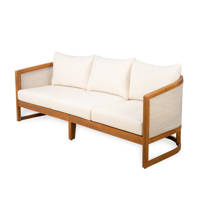 Catania Acacia 3 Seater Sofa, Beige