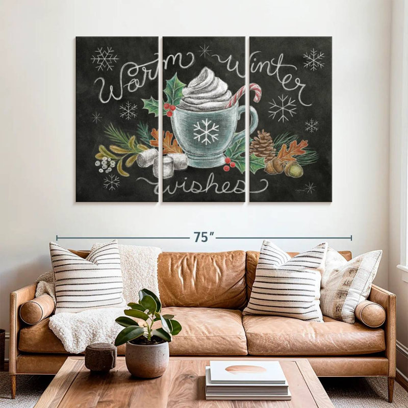 Craie de Noël décorative Lelend III, H 42 po x l 65 po