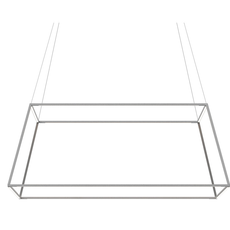 Z-Bar 4 - Light LED Pendant, Silver
