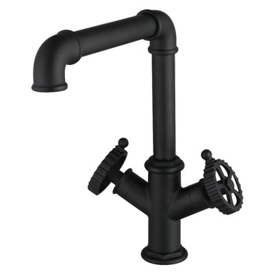 Kingston Brass Fuller Two-Handle 1-Hole Kitchen Faucet