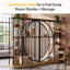 70.9" H X 47.2" W Industrial Bookshelf with 5-Tier Storage Shelf-905122092
