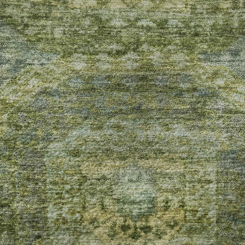 Premium Machine Washable Ralston AMF1944 Panels Rug, Round 8'