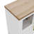 29-Inch Sideboard  Cabinet in White - Coffee Bar Display Cabinet with 2 Glass Doors for Kitchen. Dining Room or Living Room-1184465984