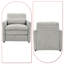 Fauteuil de réception simple en tissu d'ameublement en chenille moderne et minimaliste-1633762207