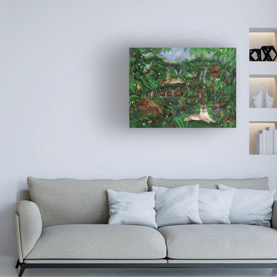 «Jungle Creatures» par Betty Lou - impression sur toile tendue