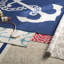 Tapis blanc intérieur / extérieur Isleboro Ahoy-16773752