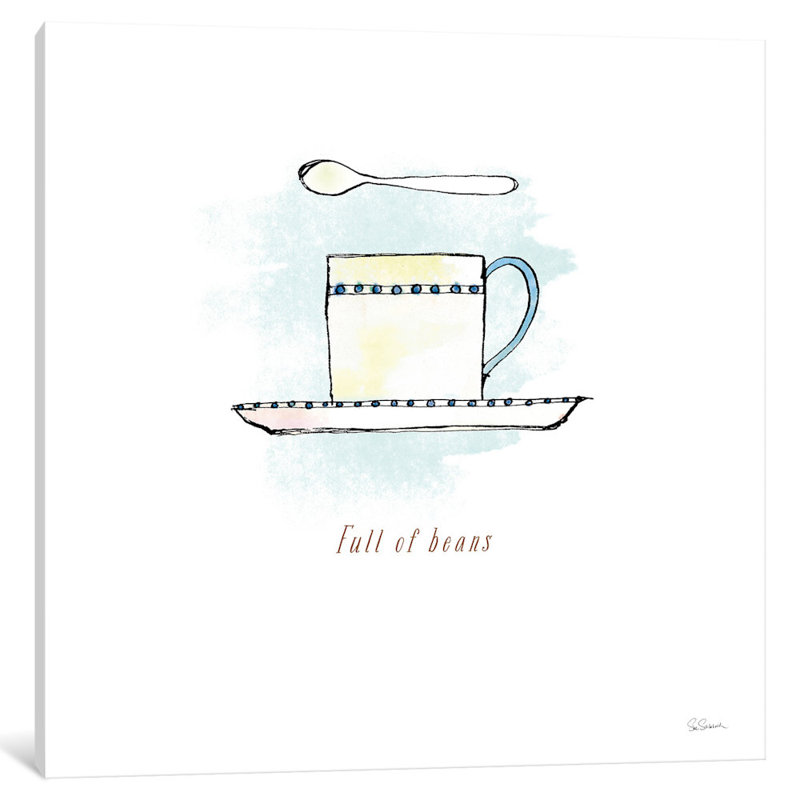 Good brasserie iii, impression sur toile tendue, Papier d'art encadré noir, Blanc, H 24 po x l 24 po x P 1 po