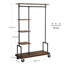 Durazo 103.5cm Rolling Clothing Rack