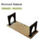Bureau rectangulaire en bois massif noir-1429657123