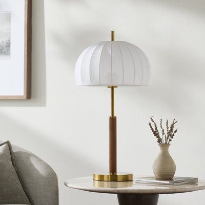 Lampe de table en bois massif Sochi