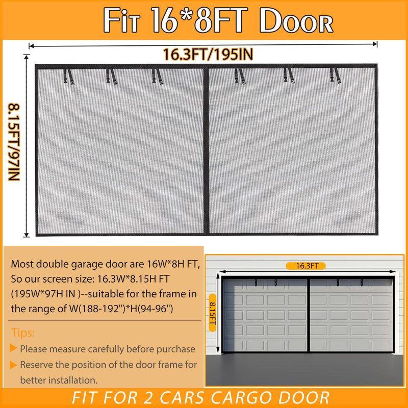 Portes de garage pour 2 garages