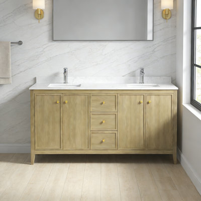 72" Bathroom Vanity with Double Sink