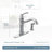 Belfield Single Handle Kitchen Faucet Duralock with Duralock™ and Supply Lines-15400355-15400354