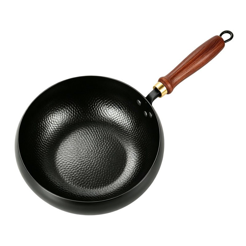 Sauteuse 28 cm Wok martelé forgé à la main