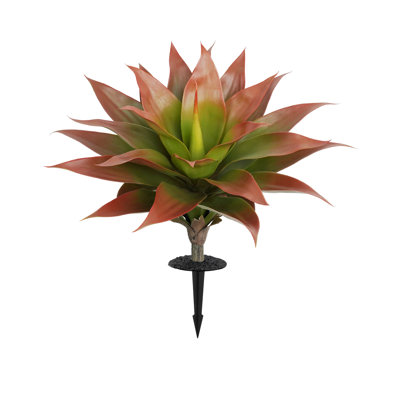 Plante grasse artificielle insérée au sol