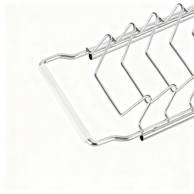 Égouttoir à vaisselle extensible au-dessus de l'évier, égouttoir à vaisselle en acier inoxydable 304 peu encombrant pour cuisines, rvs et appartements compacts
