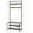 Hall Tree, Coat Rack With Shoe Bench, 4-In-1 Entryway Bench With Storage Shelves, Hanging Rod And 8 Movable Hooks, Hall Tree With Storage Bench For Hallway