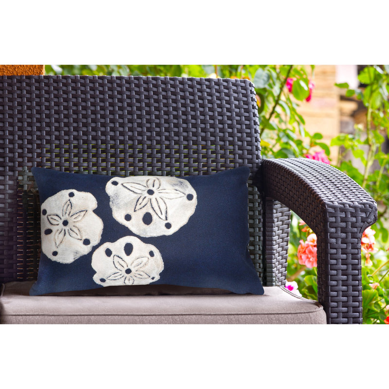  Outdoor Rectangular Pillow Cover & Insert, Blue