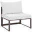 Fauteuil de patio extérieur en aluminium Fortuna par Modway-628056003