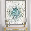 «Geometric Blue Spots II», reproduction d'art sur toile-51145599-51145606