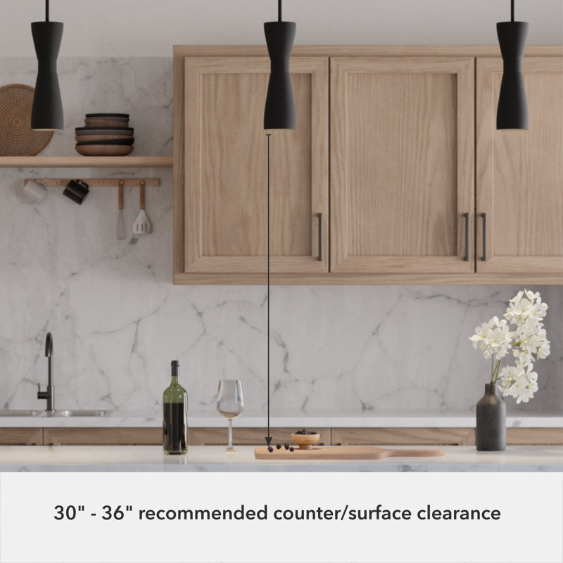 Zola 1 - Light Flat Matte Black Cone Pendant