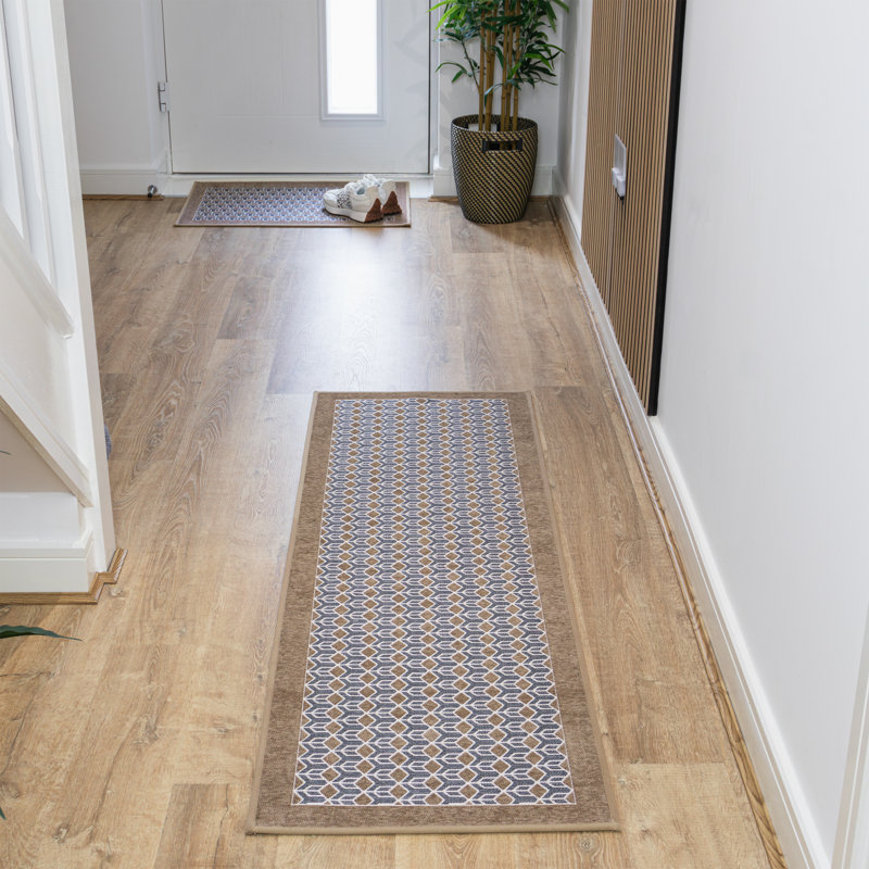 Geometric 50cm X 75cm Area Rug Set