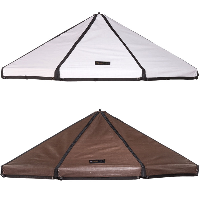 Enclos pour animaux 36 cm Faringdon, Brun / Blanc