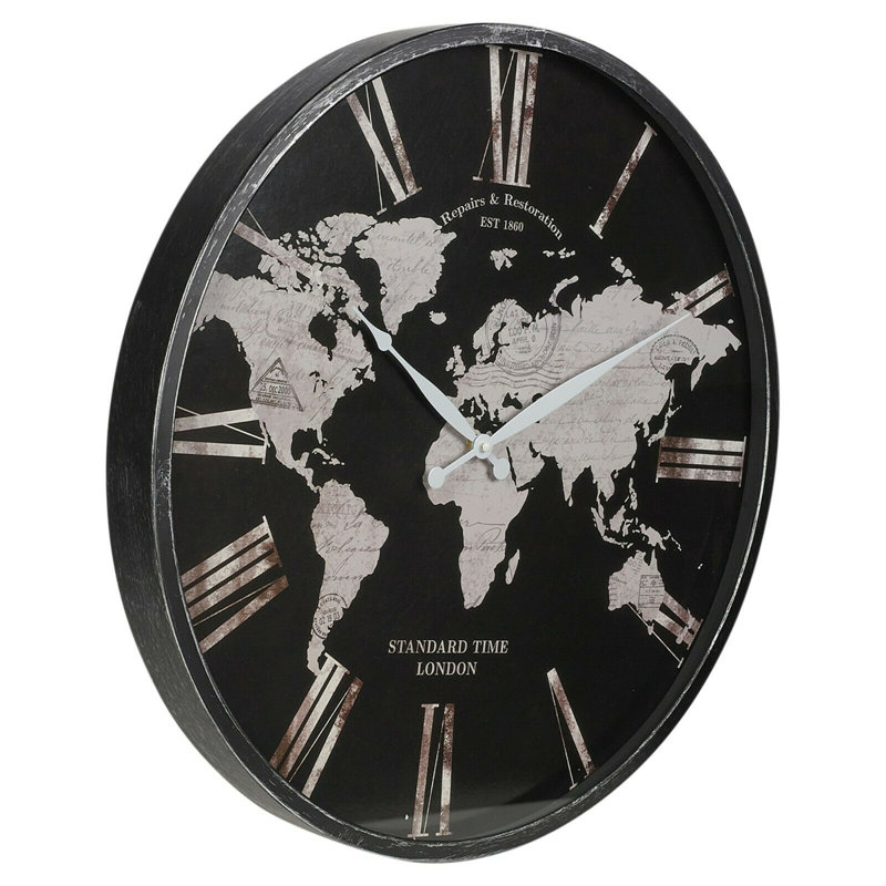 Glasscock Metal Wall Clock