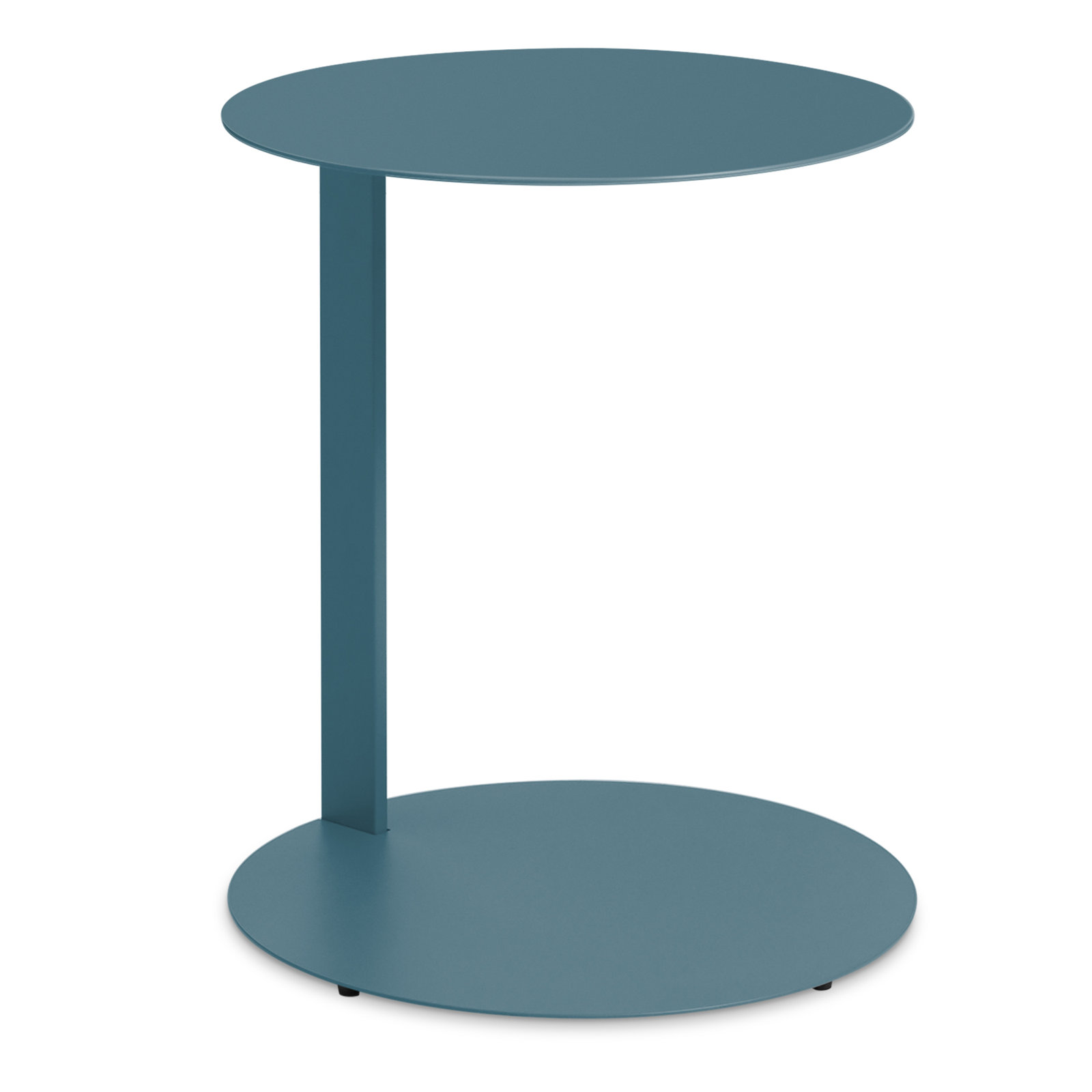 Note End Table, Marine Blue, 25" H x 16" W x 16" D