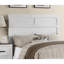 Blanc 1pc grand lit taille haute tête de lit panneau de fibres à densité moyenne panneau de particules mobilier de chambre à coucher conception de panneau unique