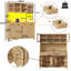 180 cm H Glass Standard Pantry / Tall Cabinet