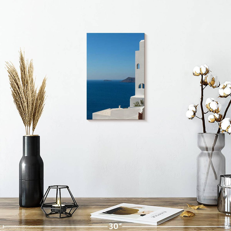 Aime Santorini And The Mediterranean, 12" H x 8" W