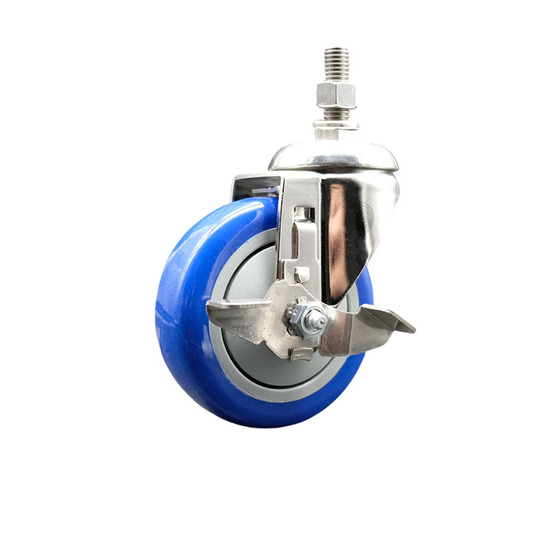 Polyurethane Caster, Blue