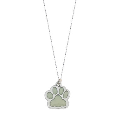 Pearl Chain Necklace Dog  Luminous Necklace With Card Woman Jumping Dazzling Pendant Card Pendant Woman Long Pearls Necklaces For Women