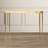 Chalanda 42'' Glass Top Console Table