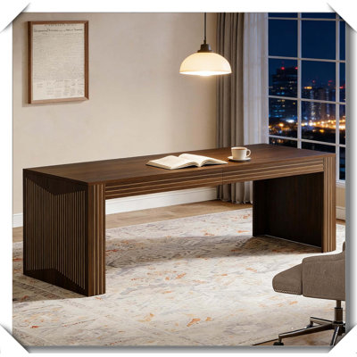 Minimalist Executive Desk Stylish Spacious Desktop Functional Design