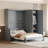 Murphy Bed Wall Bed With Closet-107507829