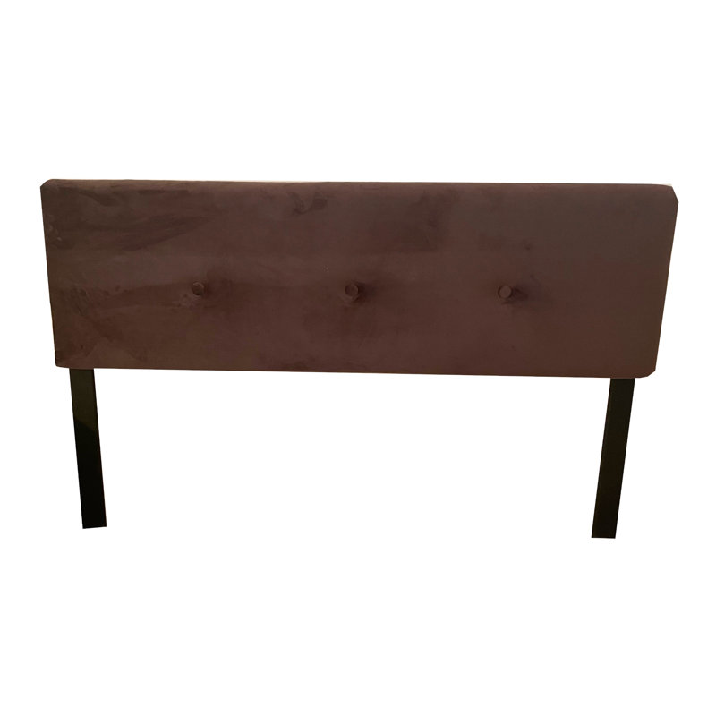Taryiah Upholstered Headboard, Moca Suede Fabric, Queen