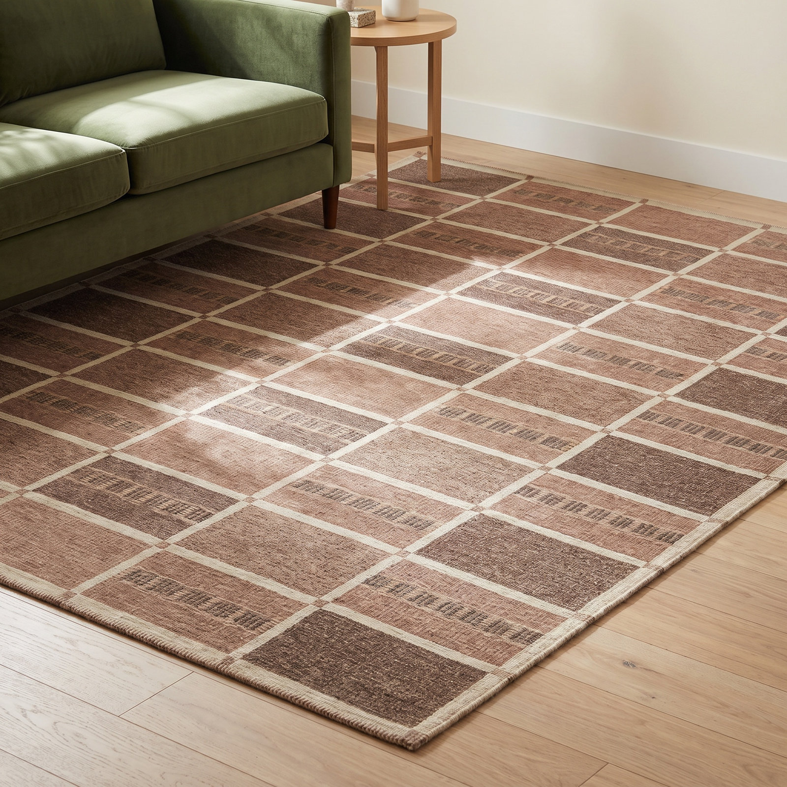 Claudina Indoor Outdoor Geometric Rug, Rectangle 5'3" x 7'