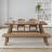 Brown Rectangular Solid Wood desk-1421623986