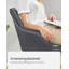 50 cm H Velvet Spindle Back Armchair in Black