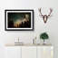Milky Way Above the Treetops in Abstract - Picture Frame Graphic Art Print-55739918-55739919