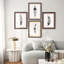 " Boho Feather Watercolor Artwork Modern Decor " 4 - Pieces-101519938-101519941