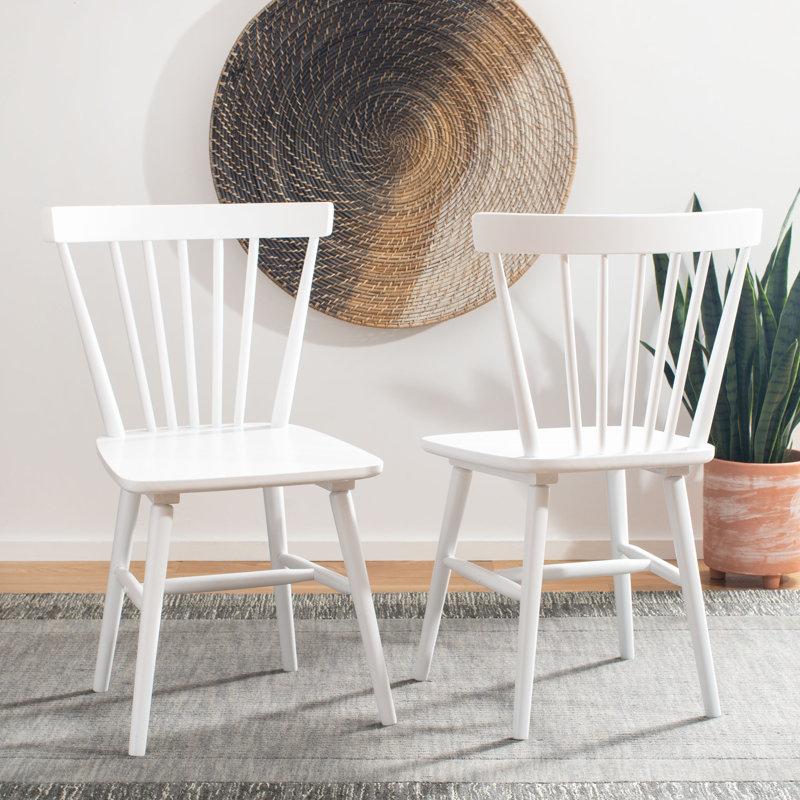 Antoya 17.83'' H Solid Wood Side Chair, White